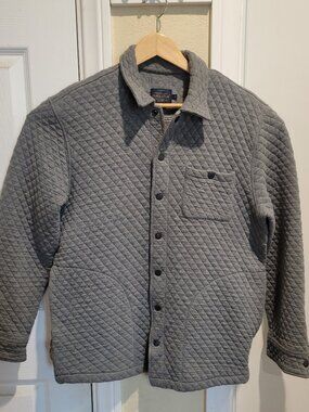 Pendleton Gray Quilted Lining Shirt Jacket with Side Pockets Men's Medium